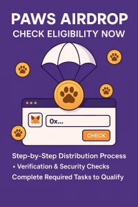 Paws Airdrop | Guide and Claiming Instructions